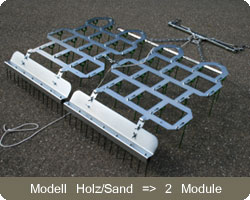 Modell Holz/Sand, 2 Module, komplett mit Zubehör