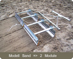 Modell Sand ,2 Module, komplett mit Zubehör